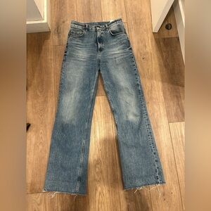 Zara Wide Leg High Rise jeans size 6